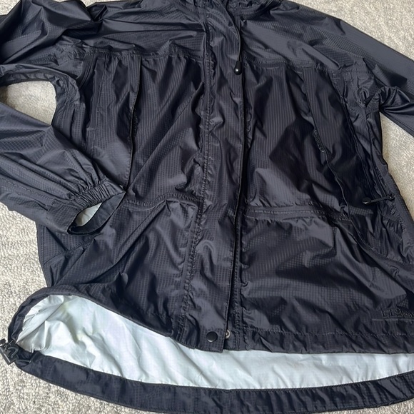 Womans LL Bean Trail Jacket Black Small - Picture 4 of 7